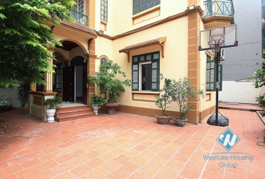 A nice house with big yard for rent in Tay Ho district, closed Joma coffee
